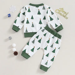 2 Piece Baby Christmas Tree Set