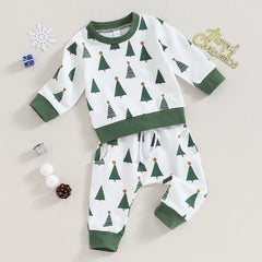 2 Piece Baby Christmas Tree Set