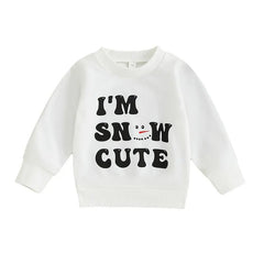 I'm Snow Cute Print Top