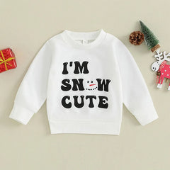 I'm Snow Cute Print Top