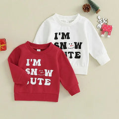 I'm Snow Cute Print Top