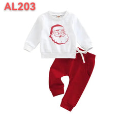 Baby Santa Print Suit