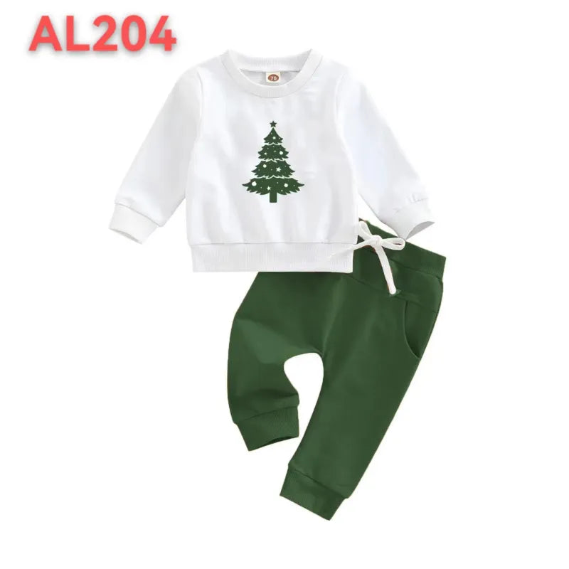 Baby Christmas Tree Print Set