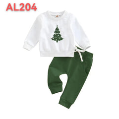 Baby Christmas Tree Print Set