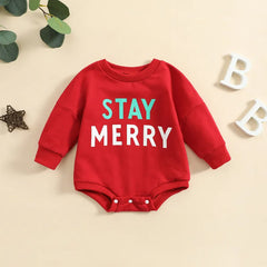 Baby Stay Merry Romper