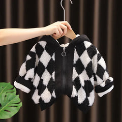 Baby Plaid Zipper Jacket