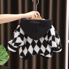 Baby Plaid Zipper Jacket