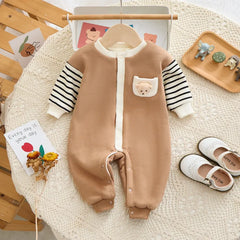 Baby Winter Warm Bear Jumpsuit