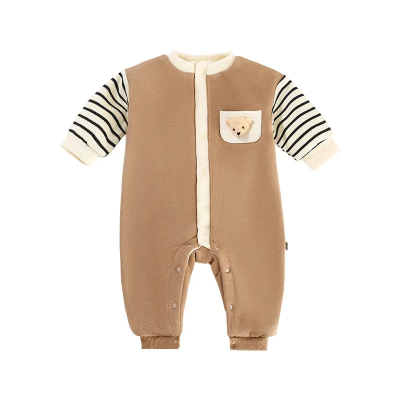 Baby Winter Warm Bear Jumpsuit