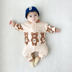 Baby Winter Warm Bear Jumpsuit