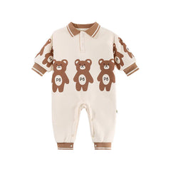 Baby Winter Warm Bear Jumpsuit