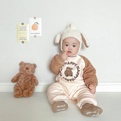 Baby Winter Warm Bear Jumpsuit