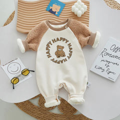 Baby Winter Warm Bear Jumpsuit