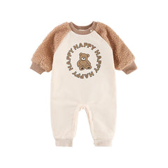 Baby Winter Warm Bear Jumpsuit