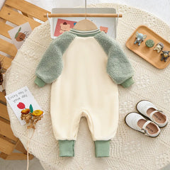 Baby Winter Warm Dinosaur Jumpsuit