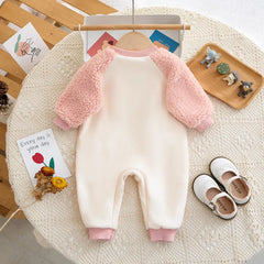 Baby Warm Flower Romper