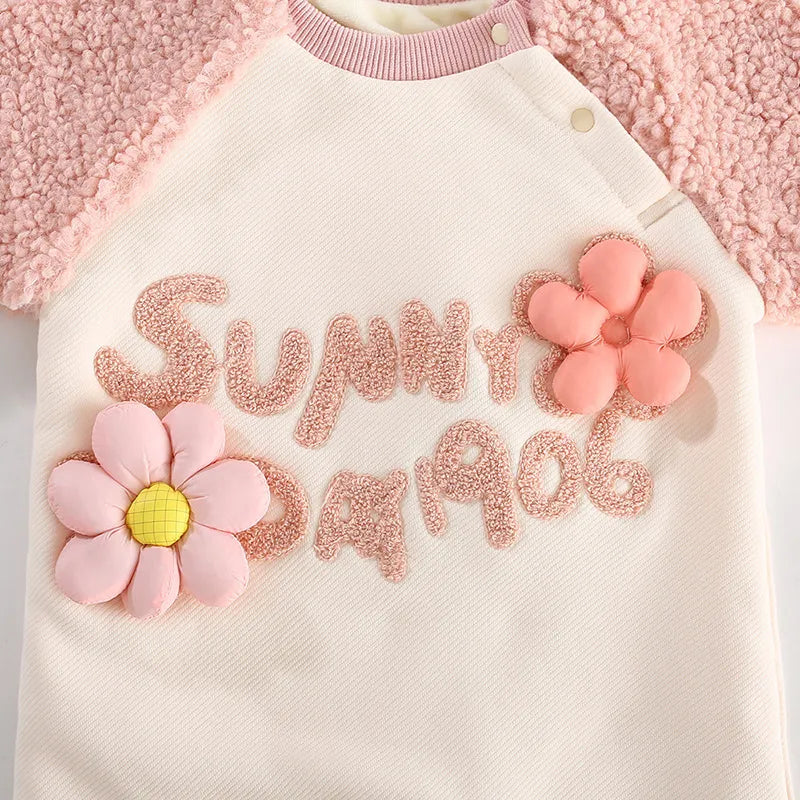 Baby Warm Flower Romper