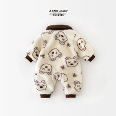 Baby Winter Warm Bear Jumpsuit