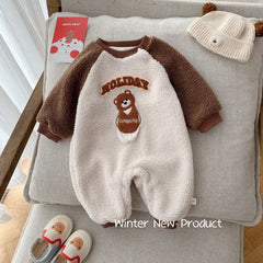 Baby Winter Warm Bear Jumpsuit