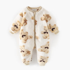 Baby Winter Warm Bear Jumpsuit