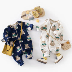 Baby Winter Warm Bear Jumpsuit