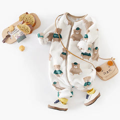 Baby Winter Warm Bear Jumpsuit