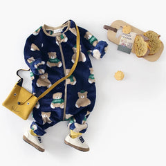 Baby Winter Warm Bear Jumpsuit