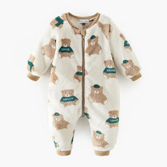 Baby Winter Warm Bear Jumpsuit