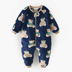 Baby Winter Warm Bear Jumpsuit