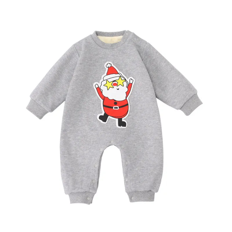 Baby Christmas Thickened Onesies