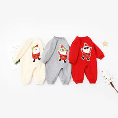 Baby Christmas Thickened Onesies