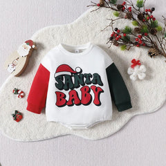 Baby Christmas Santa baby Onesies