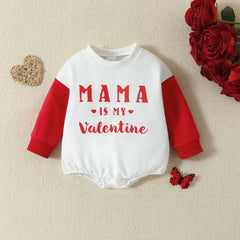 MAMA IS MY Valentine Romper