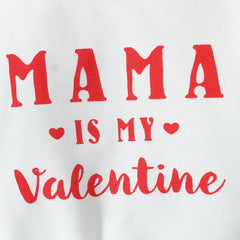 MAMA IS MY Valentine Romper