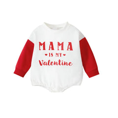 MAMA IS MY Valentine Romper