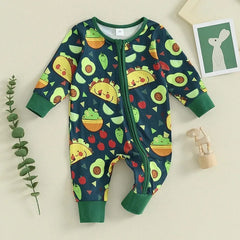 Baby Dinosaur Print One-piece