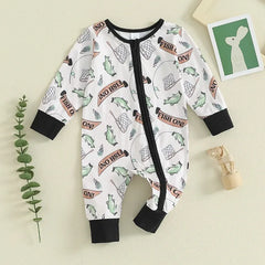 Baby Dinosaur Print One-piece