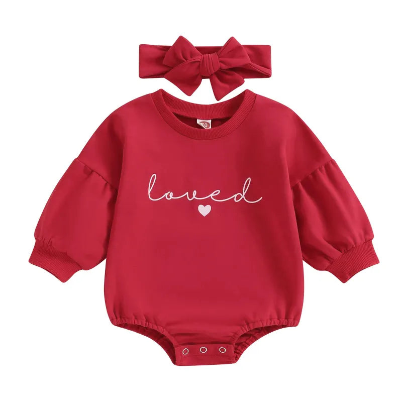 Baby Love Valentine's Day Romper