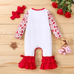 Baby girl's Valentine's Day Romper