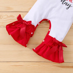 Baby girl's Valentine's Day Romper