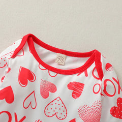 Baby girl's Valentine's Day Romper