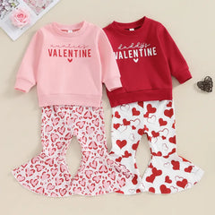 Baby girl's Valentine's Day Set