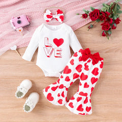 Baby girl's Valentine's Day Set