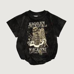 Baby ACDC Band Print Romper