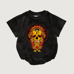 Baby ACDC Band Print Romper