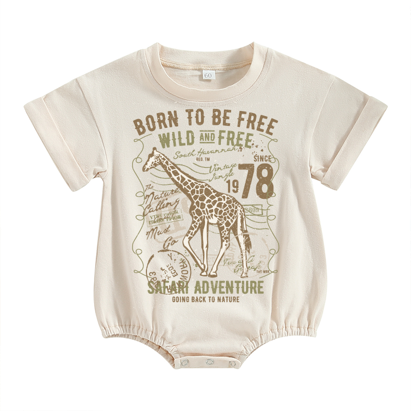 Baby ACDC Band Print Romper