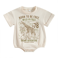 Baby ACDC Band Print Romper