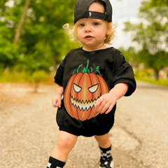 Baby Halloween Print Romper