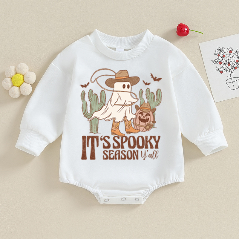 Baby Spooky Print Romper