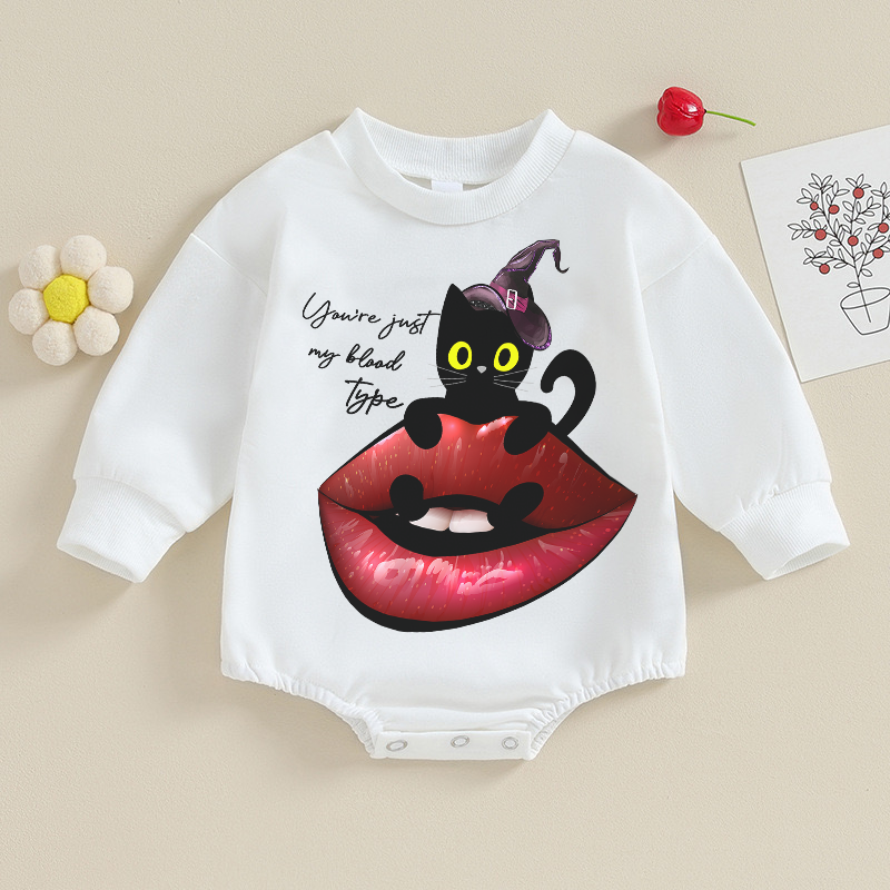 Baby Rolling Stones Print Romper